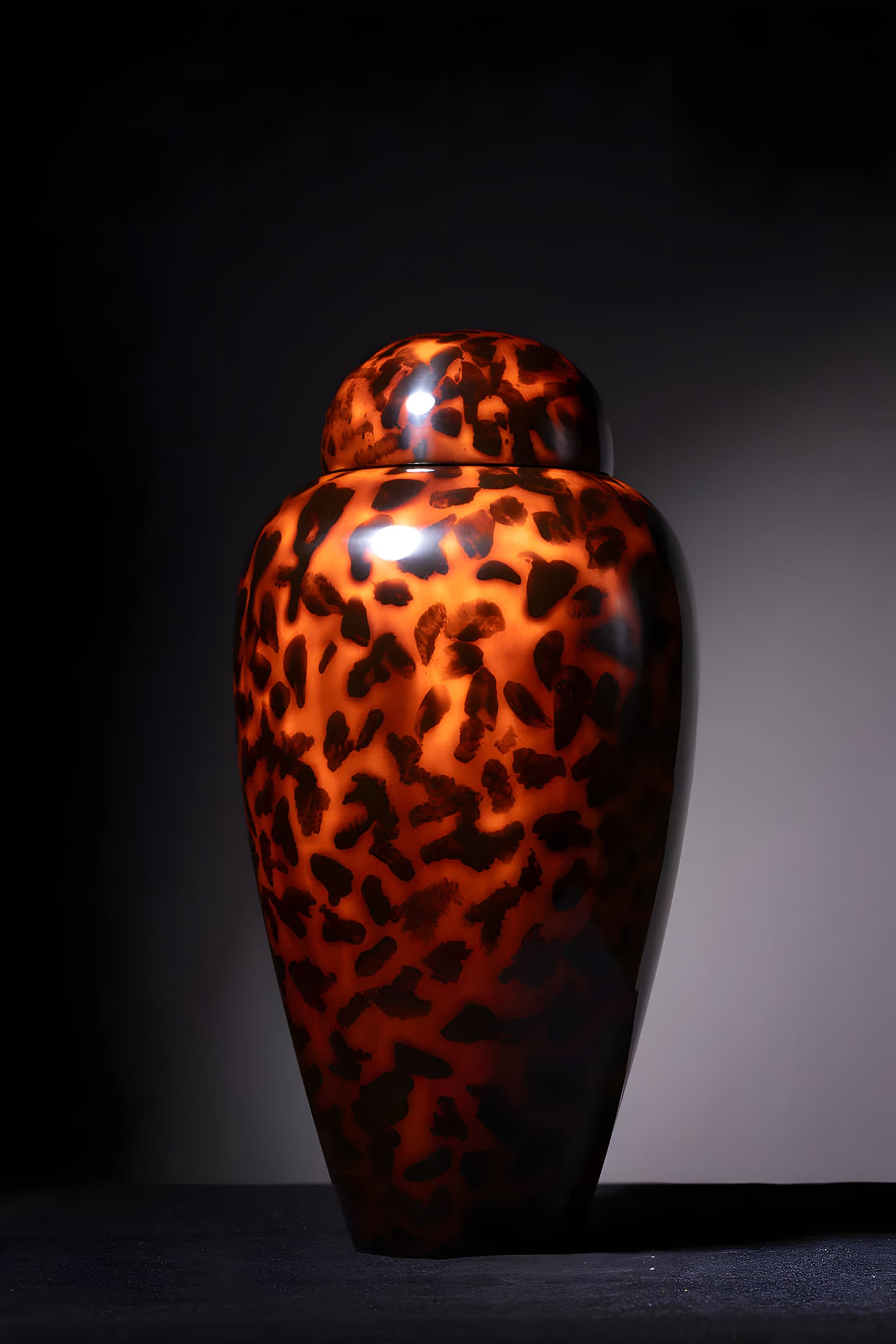 Turtle — natural lacquer memorial urn — Stocker Studio, Siem Reap, Cambodia