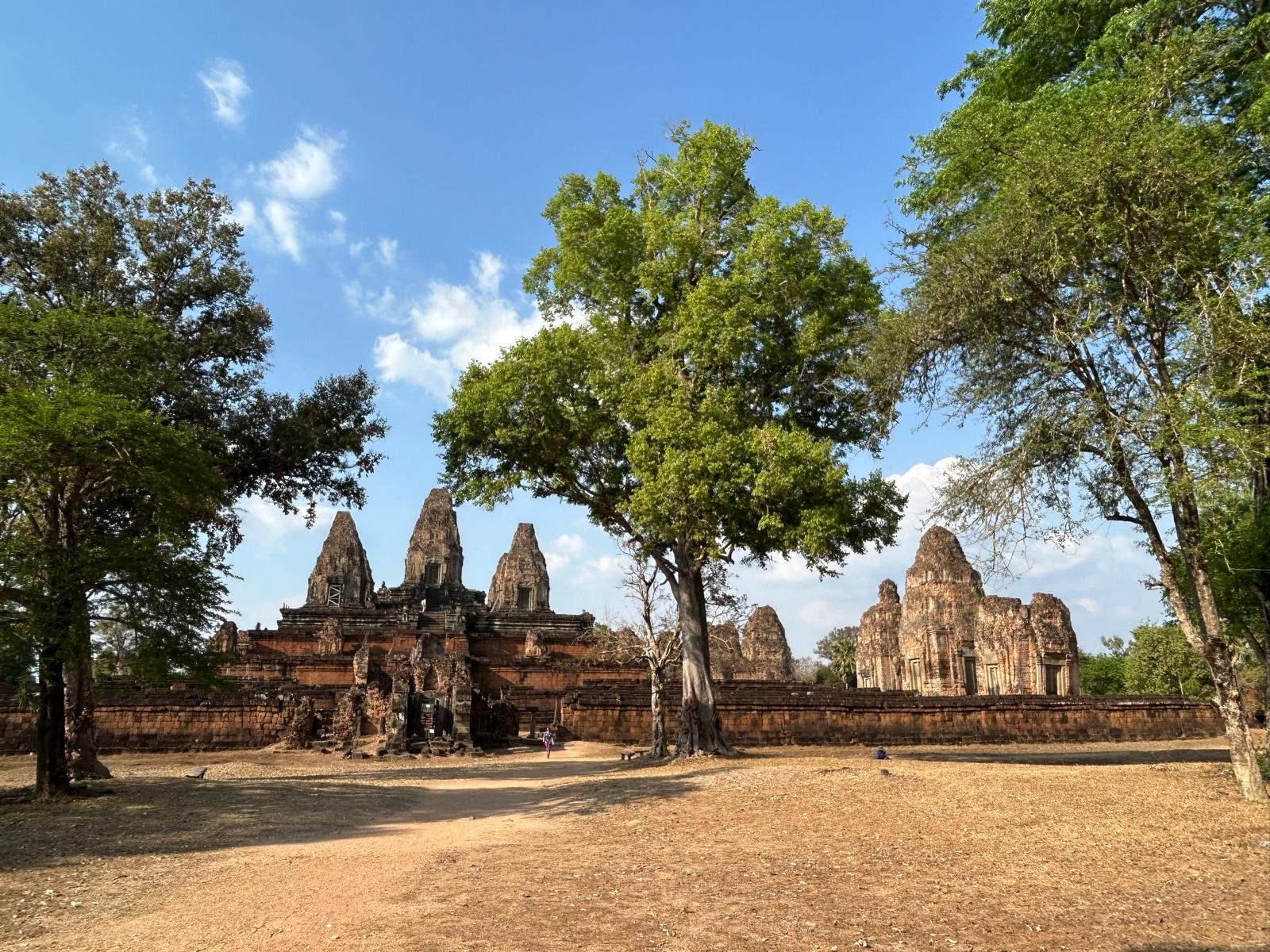 Prè Rup temple — five sandstone towers rising from the Angkor plain, where Eric Stocker trained APSARA conservators in 2018