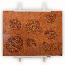 Vegetal Imprint Amber
