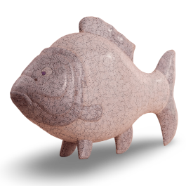 Fish Eggshell 58cm — Stocker Studio