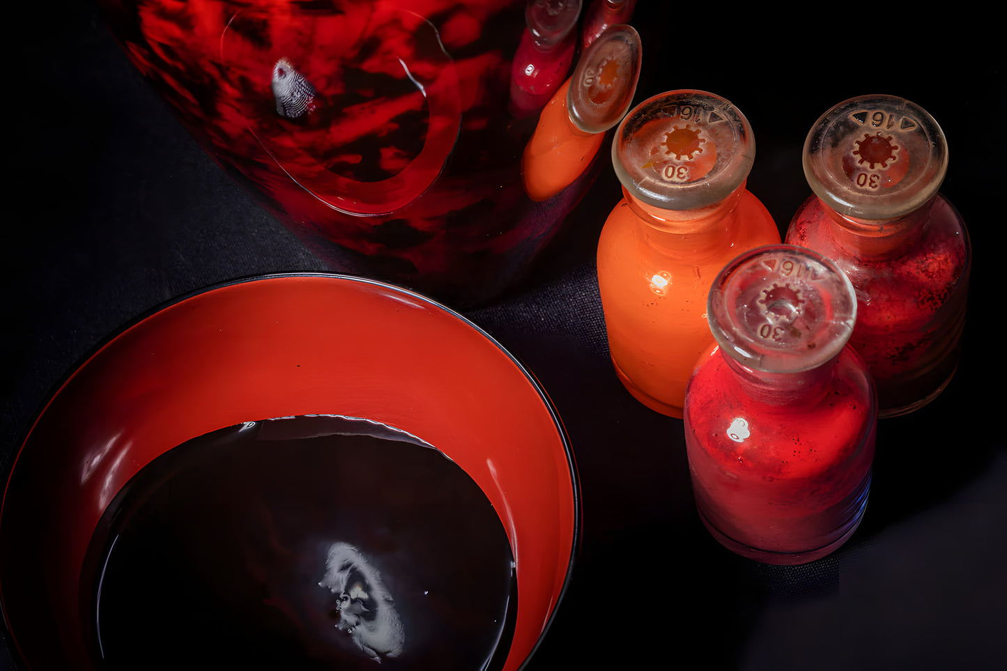 Cinnabar — natural lacquer memorial urn — Stocker Studio, Siem Reap, Cambodia