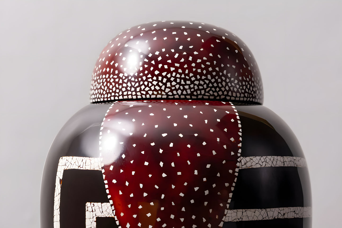Elevation — natural lacquer memorial urn — Stocker Studio, Siem Reap, Cambodia
