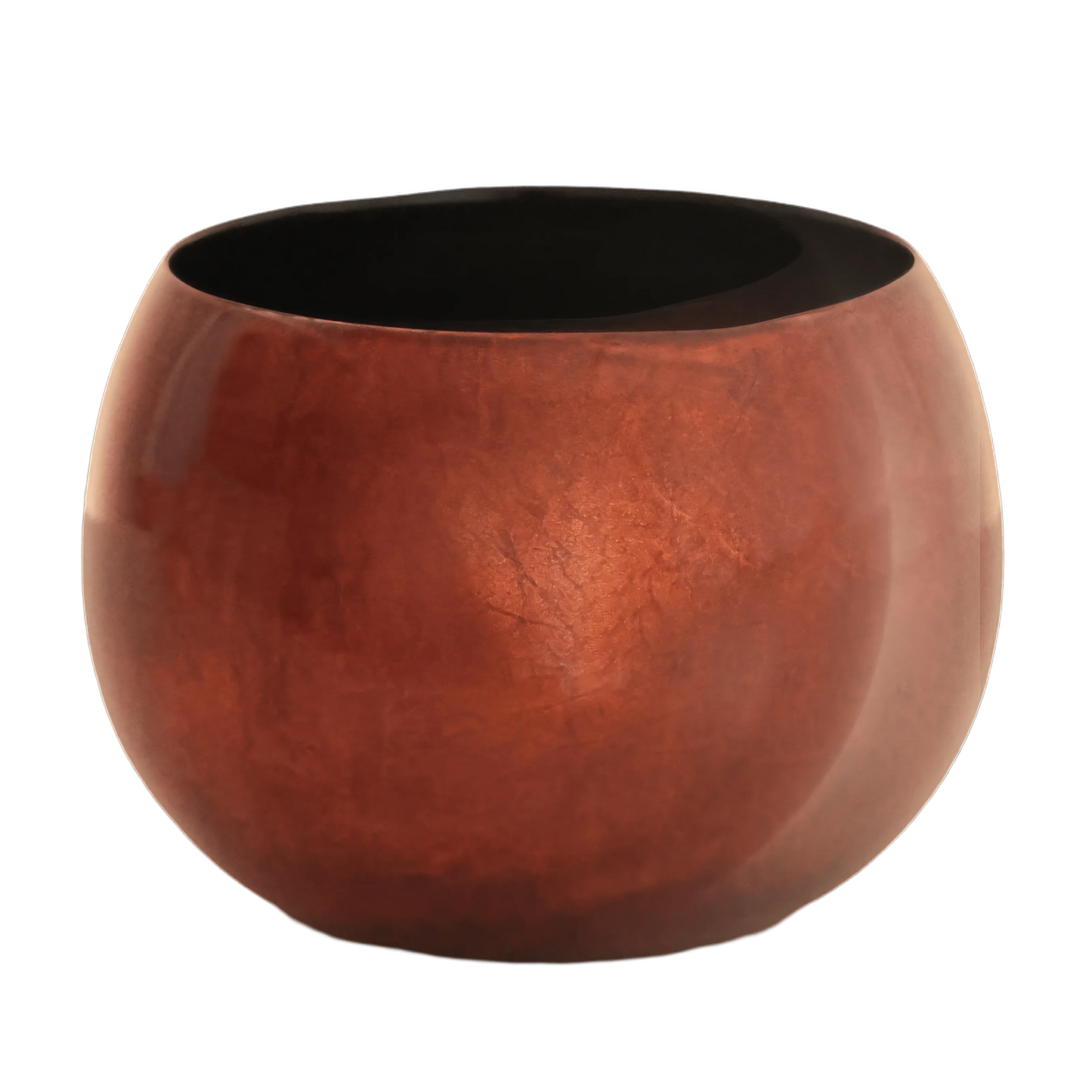 Copper leaf lacquer bowl 15cm handcrafted in Siem Reap by Stocker Studio