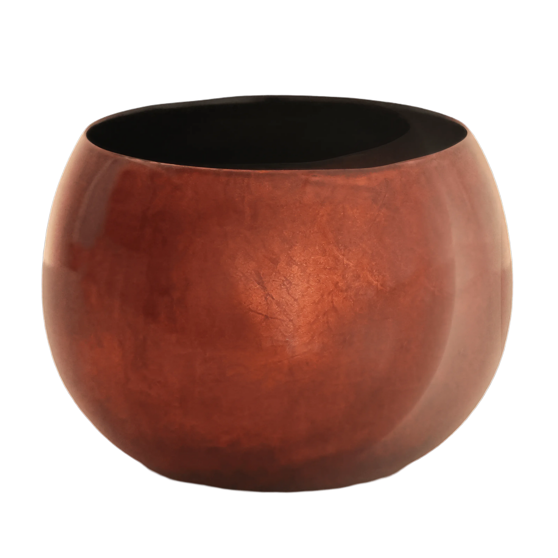Copper leaf lacquer bowl 15cm handcrafted in Siem Reap by Stocker Studio
