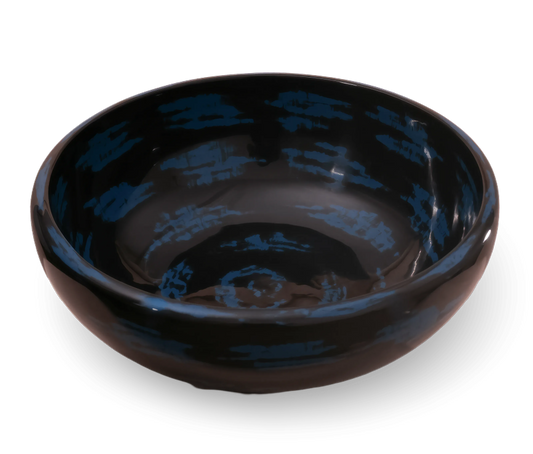 Big Cup Blue Cloudy — natural lacquerware — Stocker Studio, Siem Reap, Cambodia