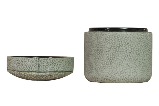 Box Stingray Skin — natural lacquer with stingray skin — Stocker Studio, Siem Reap, Cambodia