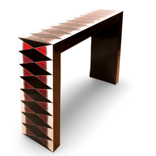 Console Natural — natural lacquer memorial urn — Stocker Studio, Siem Reap, Cambodia