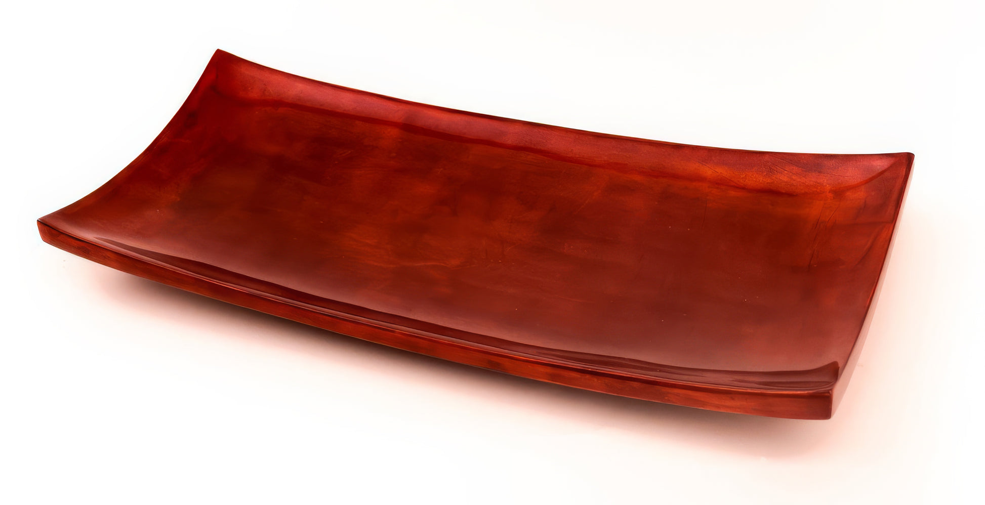 Sushi Plate Eggshell — natural lacquer with eggshell mosaic — Stocker Studio, Siem Reap, Cambodia