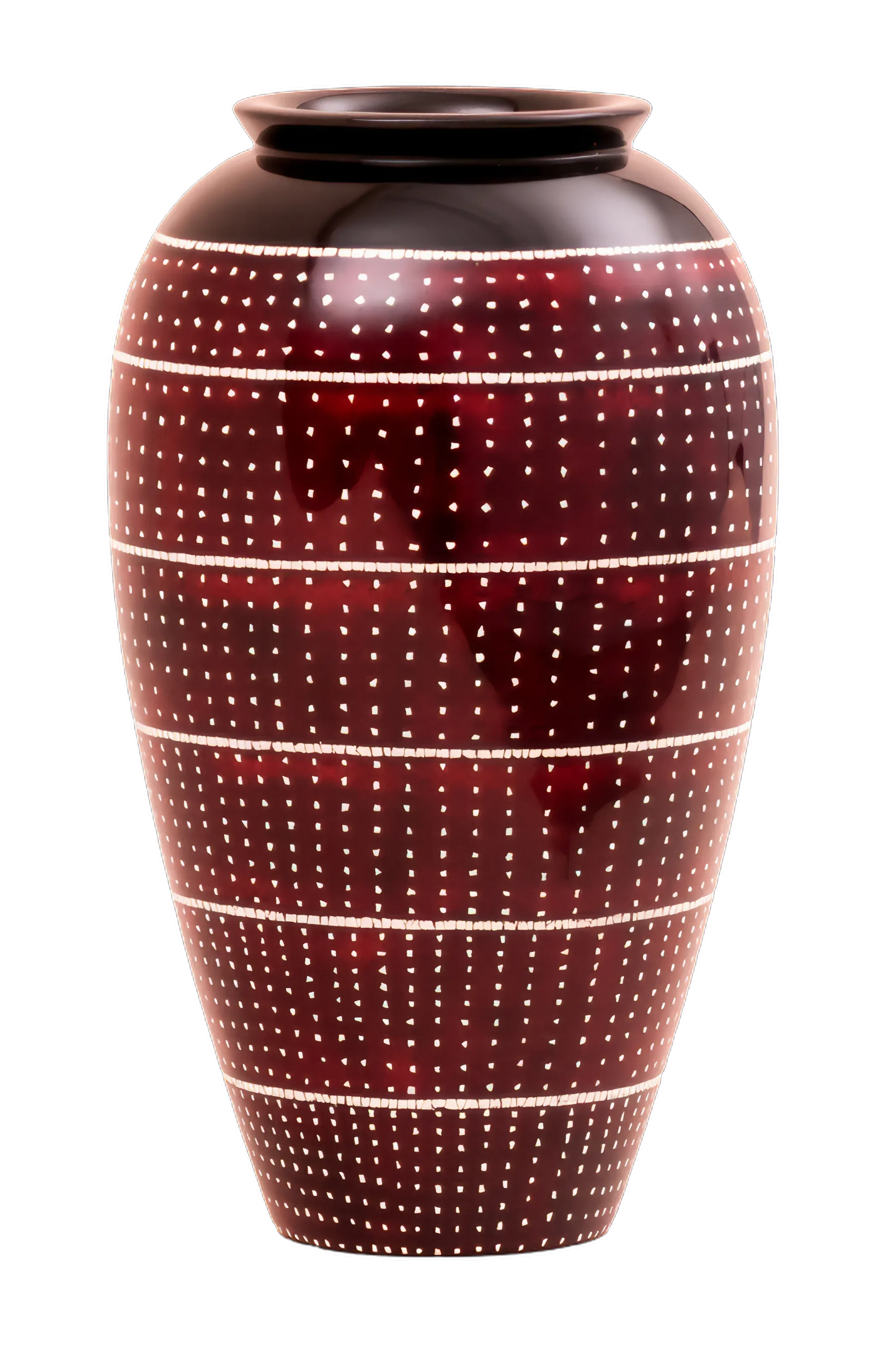 Vase Lacquer Purple — natural lacquerware — Stocker Studio, Siem Reap, Cambodia