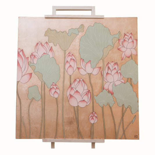 Blooming Lotus — natural lacquerware — Stocker Studio, Siem Reap, Cambodia